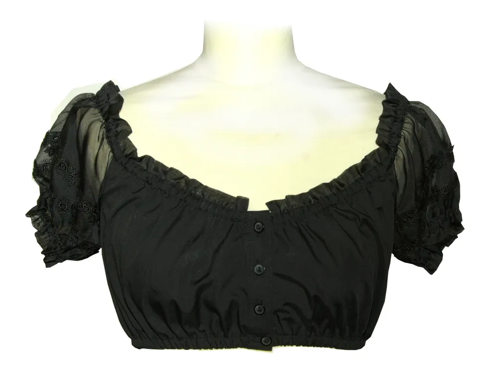 trachten-benkert-dirndlbluse-schwarz-carmen-ausschnitt image 1