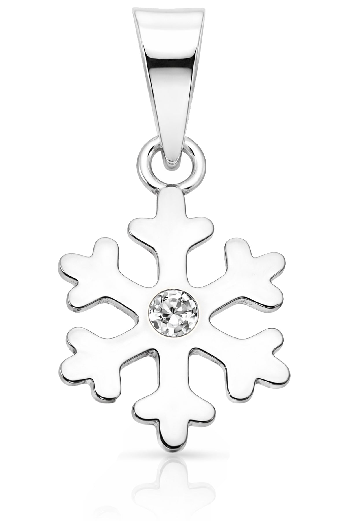 trachtenland-luisia-kettenanh-nger-schneeflocke-mit-swarovski-kristall-925-sterl image 1