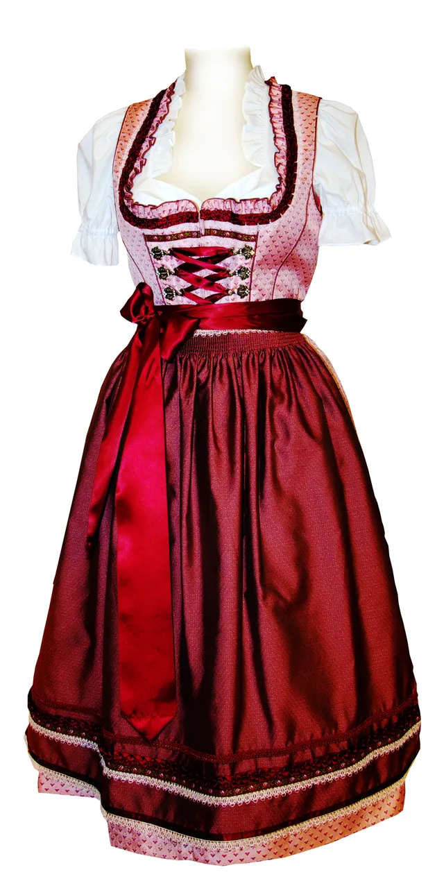 trachten-benkert-dreamer-dirndl-rosa-bordeaux image 1
