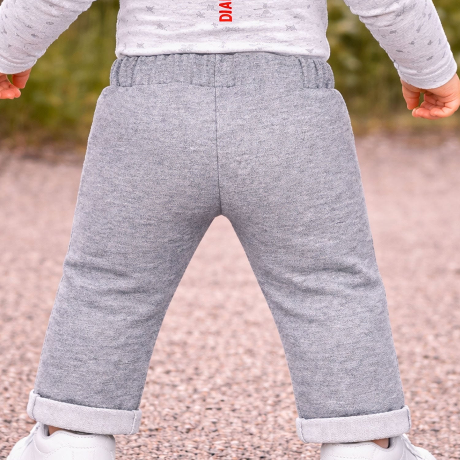 bondi-wild-love-baby-jungen-jogginghose-86635-grey-melange image 5