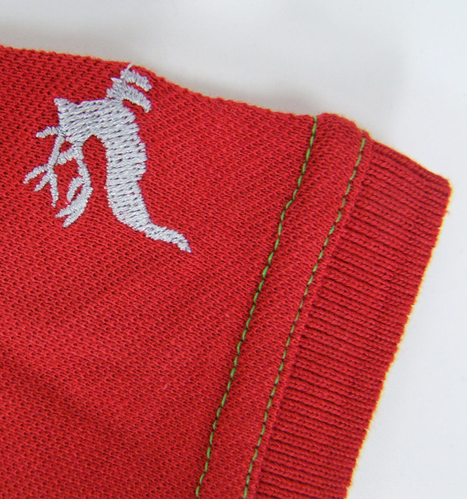 isar-trachten-kinder-poloshirt-benjamin-mit-hirschstickerei-rot image 4