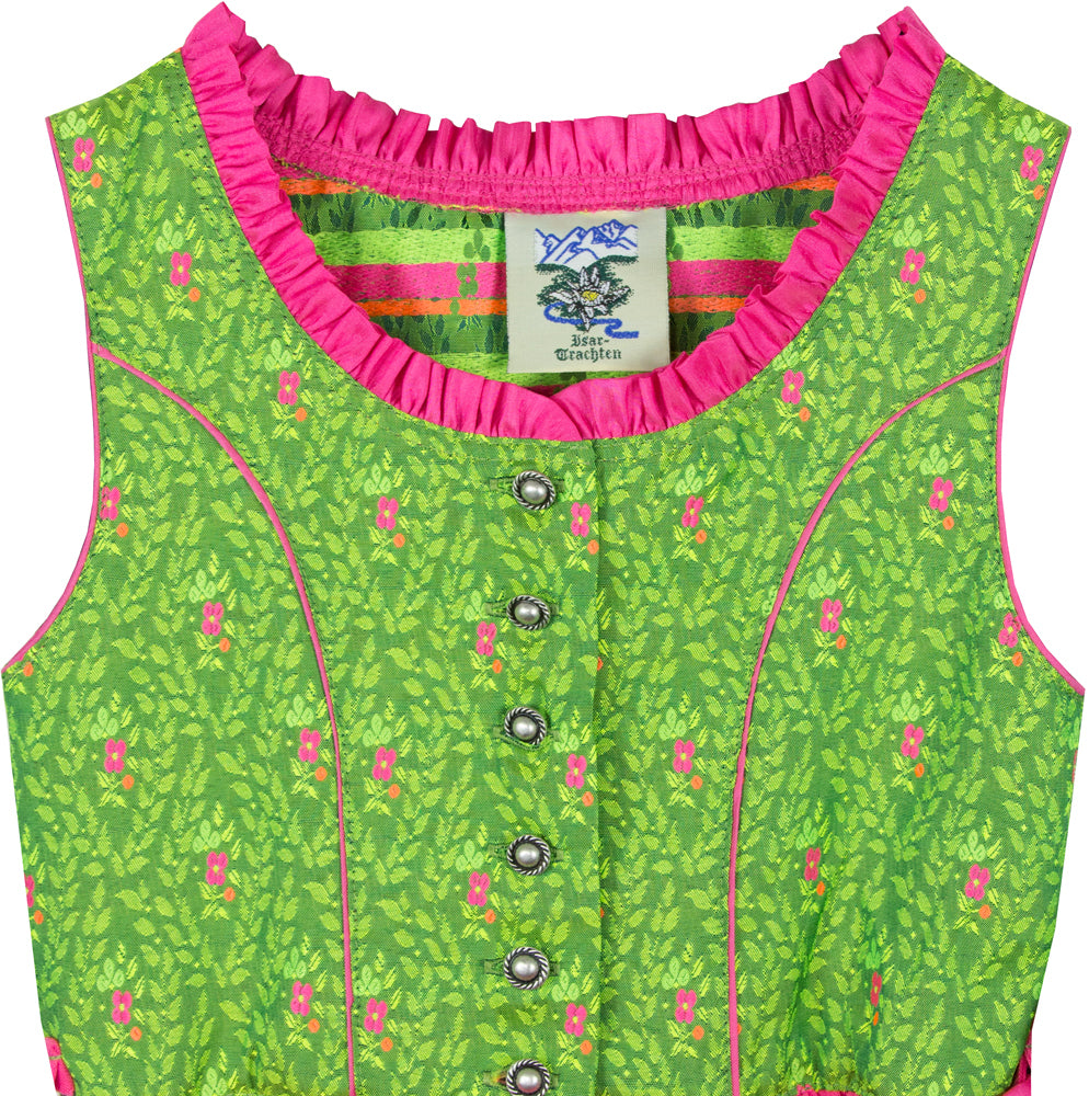 trachtenland-isar-trachten-kinder-dirndl-mandy-3-tlg-pink-gr-n image 5