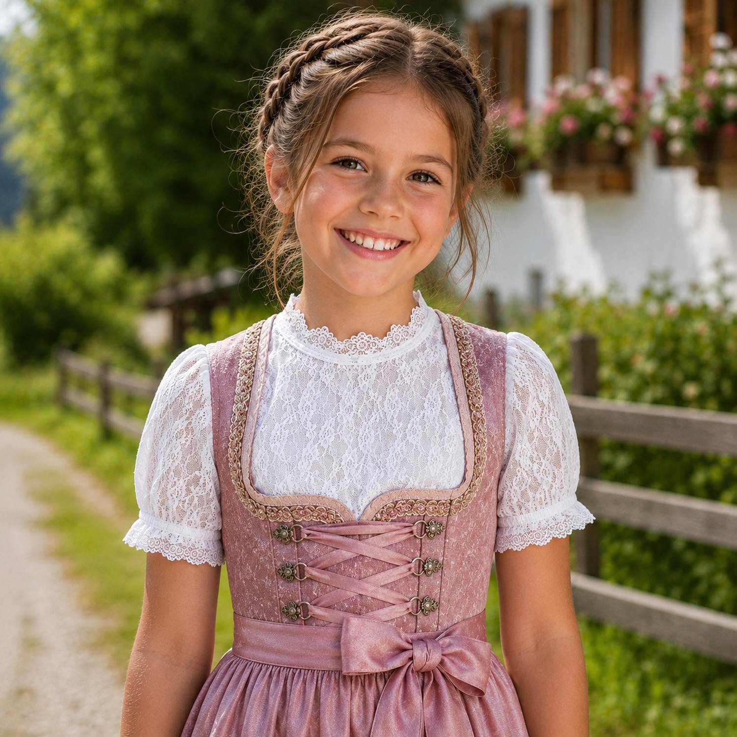 isar-trachten-kinder-dirndlbluse-lotta-spitze-hochgeschlossen-70744-wei image 2