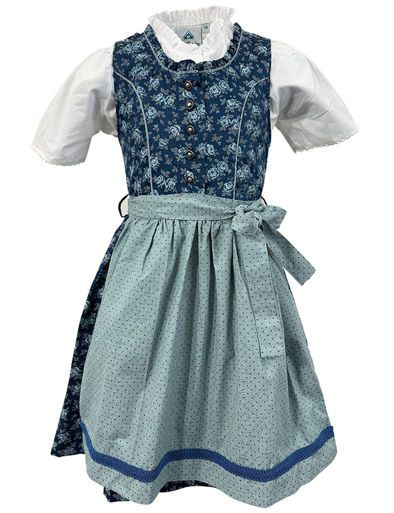 isar-trachten-kinder-dirndl-emma-3-tlg-mit-bluse-63112-blau image 1