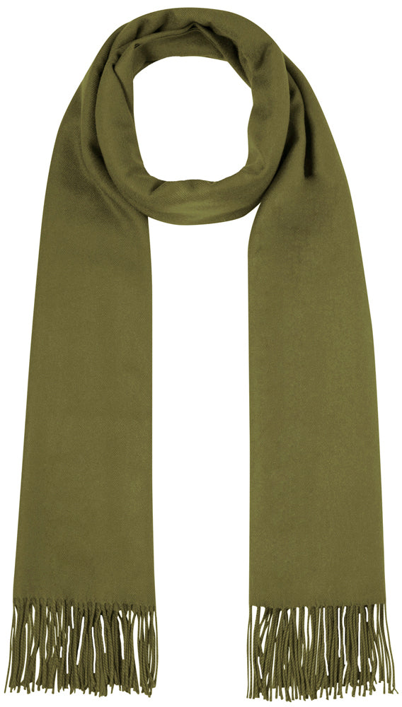 fransen-schal-stola-mit-kaschmir-uni-olivgr-n-184x72-cm image 1