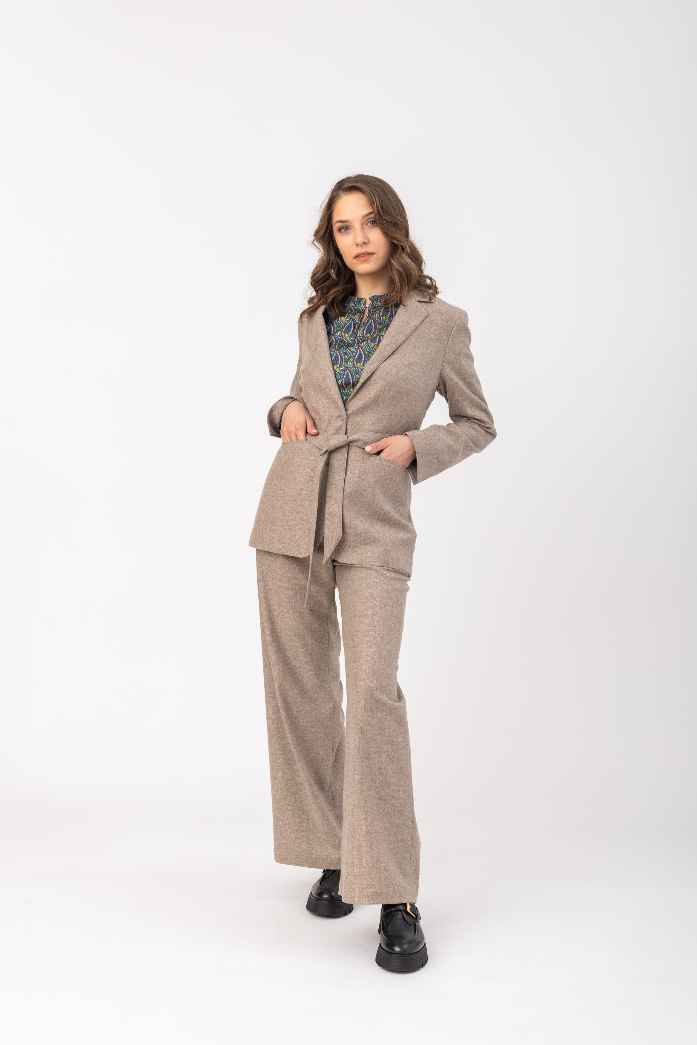 felicitas-damen-hose-hildine-lange-wollhose-mit-gummibund image 1
