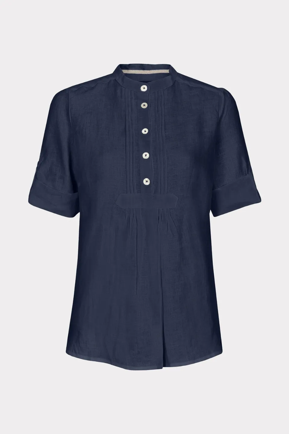 felicitas-bluse-balthild-damen-leinenbluse-borte-krempelarm image 1