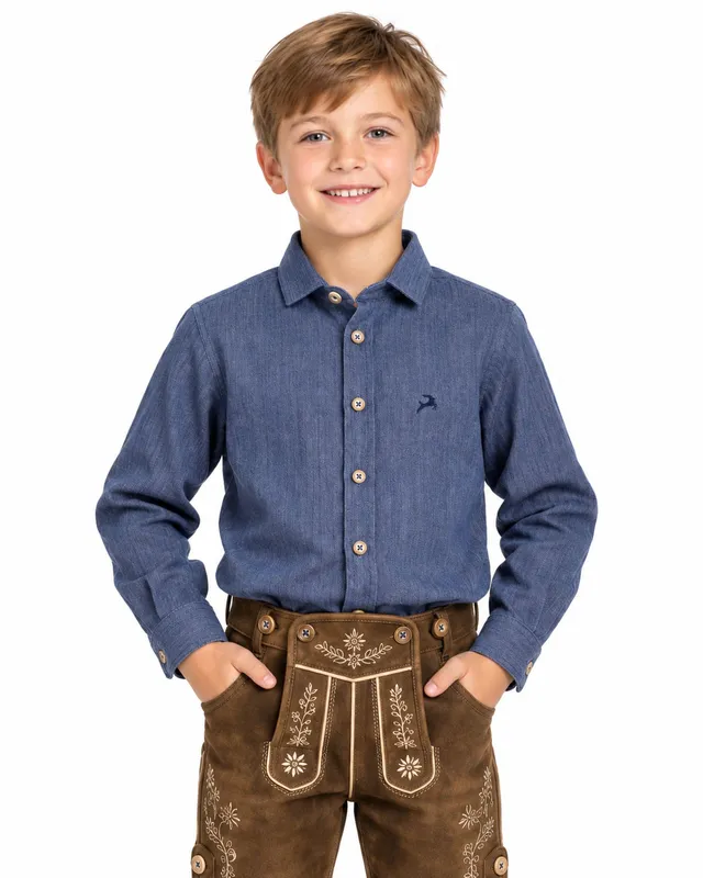 trachtenland-maddox-kinder-trachtenhemd-jonas-k-107-blau image 1