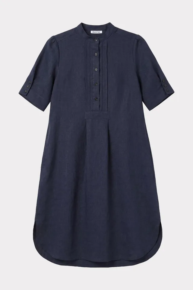 felicitas-damen-kleid-kareen-leinen-viskose image 1