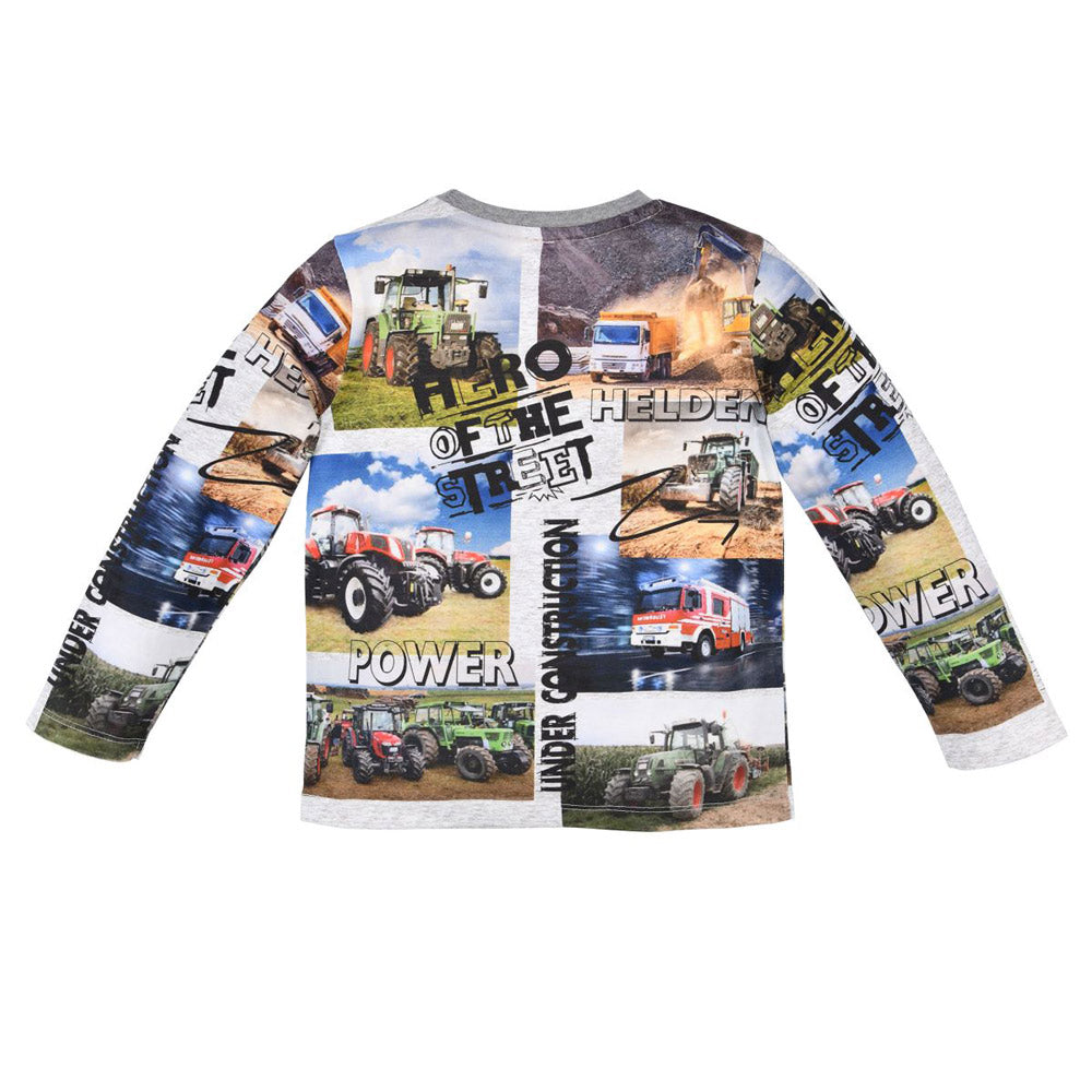 trachtenland-bondi-jungen-langarmshirt-hero-of-the-street-33165-grey-melange image 2
