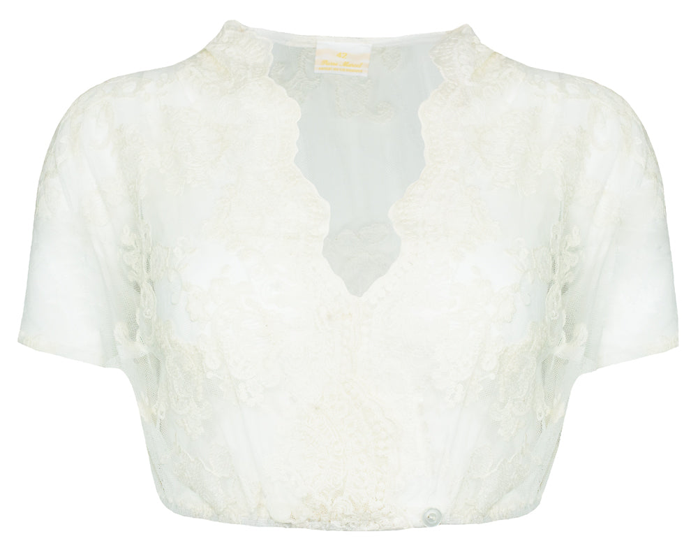pierre-marcel-damen-dirndlbluse-linda-spitze-creme image 1