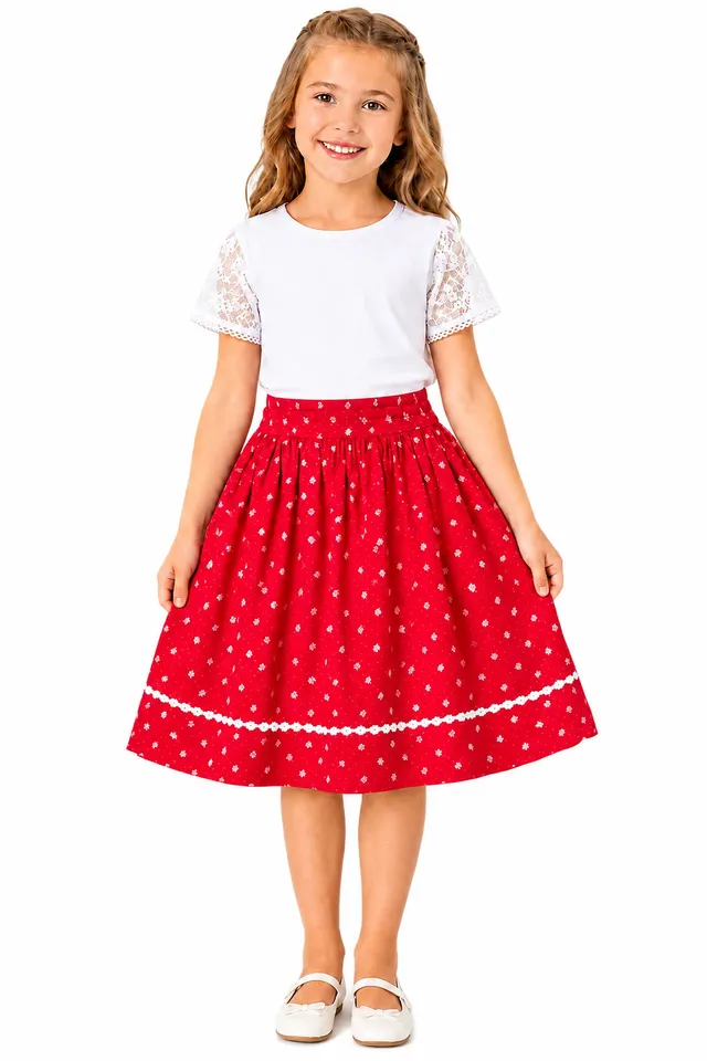 trachtenland-isar-trachten-m-dchen-wenderock-lisa-60810-rosa-rot image 1