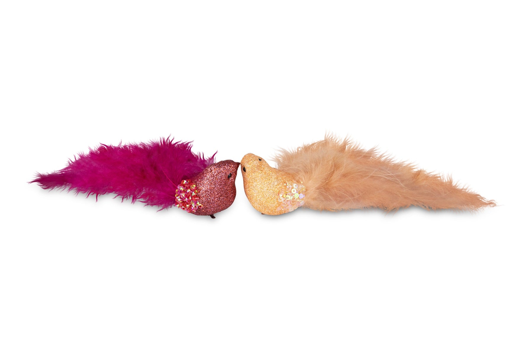 trachtenland-vogel-baumschmuck-mit-feder-13-5x4-cm-pink-rosa-sortiert image 1