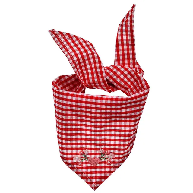 bondi-baby-m-dchen-halstuch-dreieckstuch-87001-rot-wei-kariert image 1