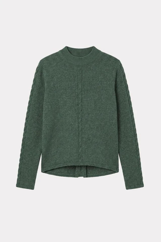 felicitas-palina-damen-strickpullover-wollmischung-zopfmuster image 1