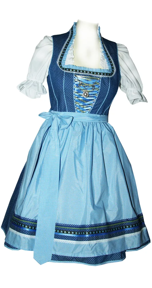 trachten-benkert-rosi-dirndl-blau-altrosa image 1