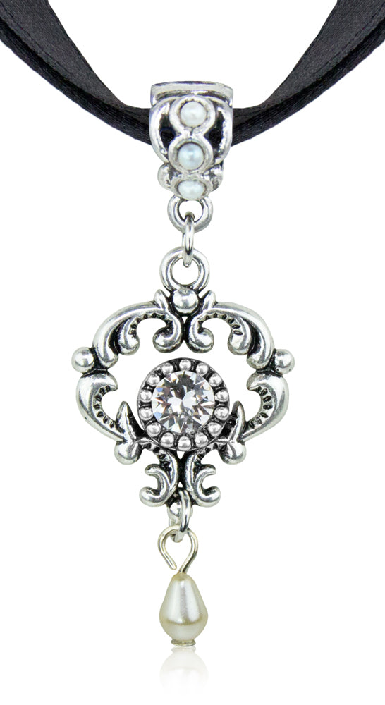 trachtenland-luisia-halskette-malou-mit-ornament-anh-nger-und-premium-kristall-s-2 image 1