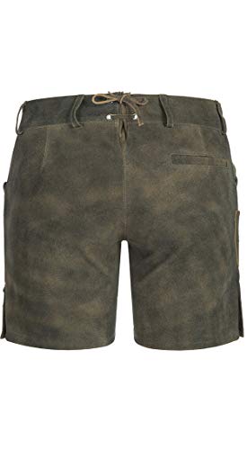 n-bler-lederhose-kurz-gerda-glitzer-steingrau-ziegenleder image 6