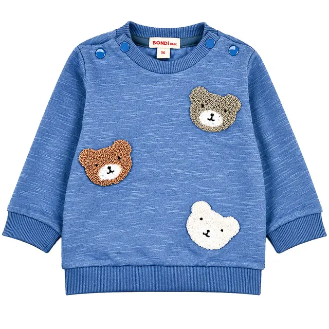 bondi-baby-jungen-langarmshirt-bear-club-94030-blau image 1