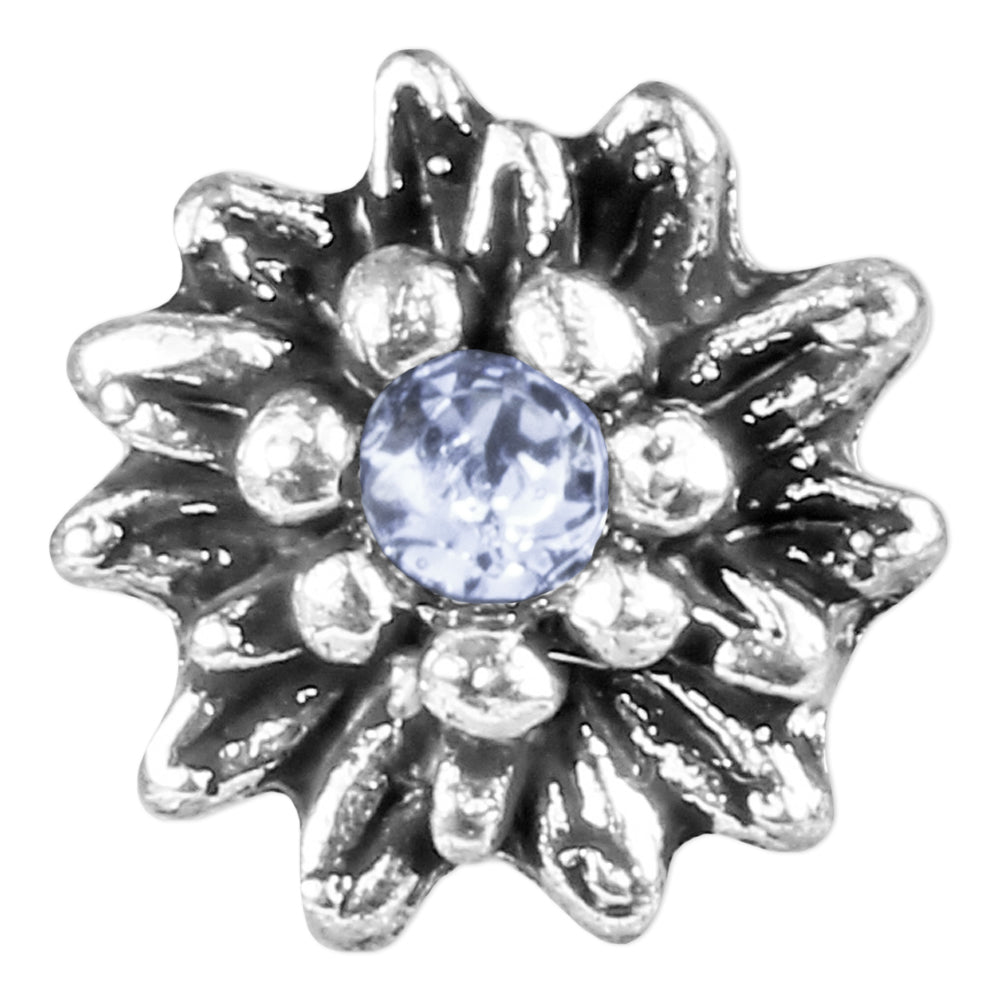 trachtenland-luisia-edelwei-ohrringe-marla-stecker-hellblau-altsilber image 2