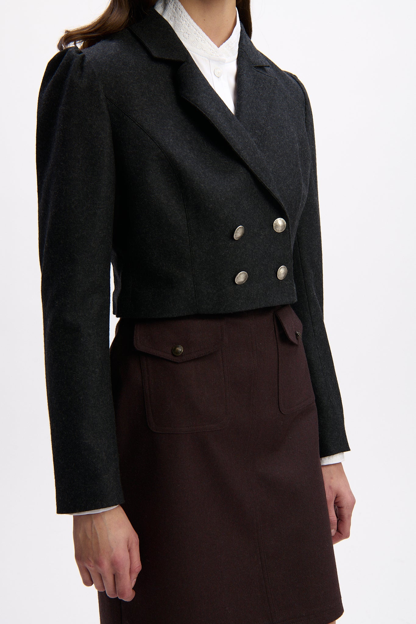 felicitas-jacke-jule-damen-wollmix-jacke-kurz-doppelreihig image 2