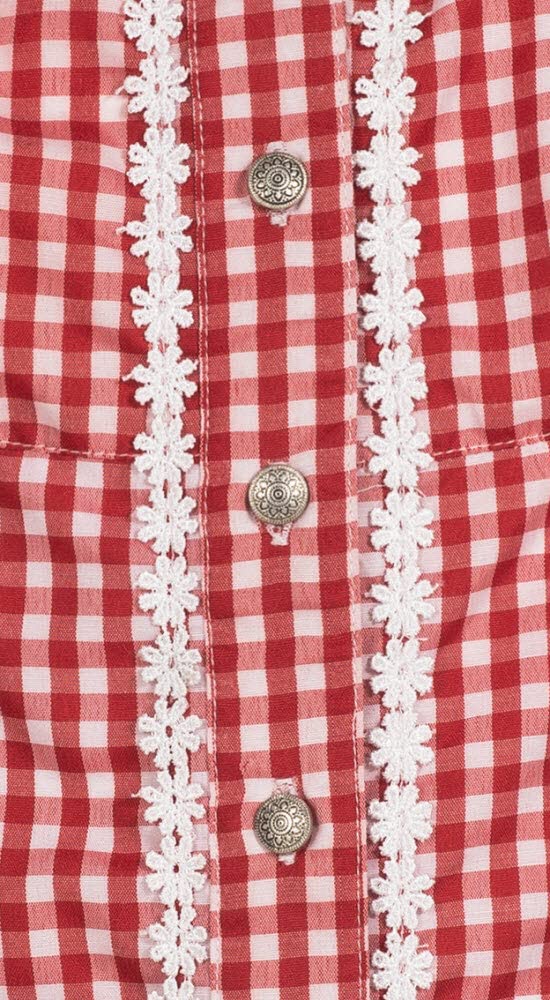 n-bler-dirndlbluse-corinna-m-dchen-kurzarm-wei-rot-kariert image 7