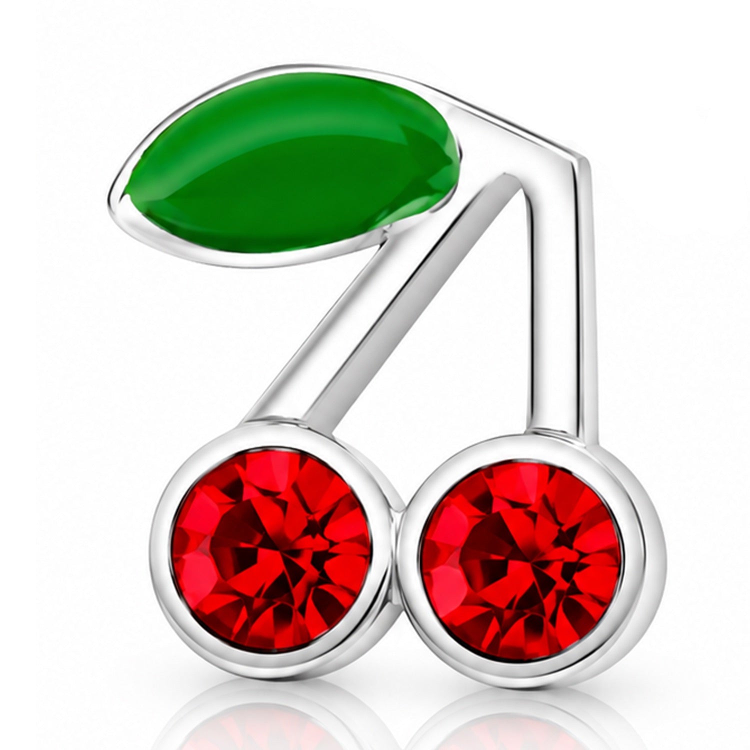 luisia-kinder-ohrstecker-kirschen-mit-kristallen-von-swarovski image 6