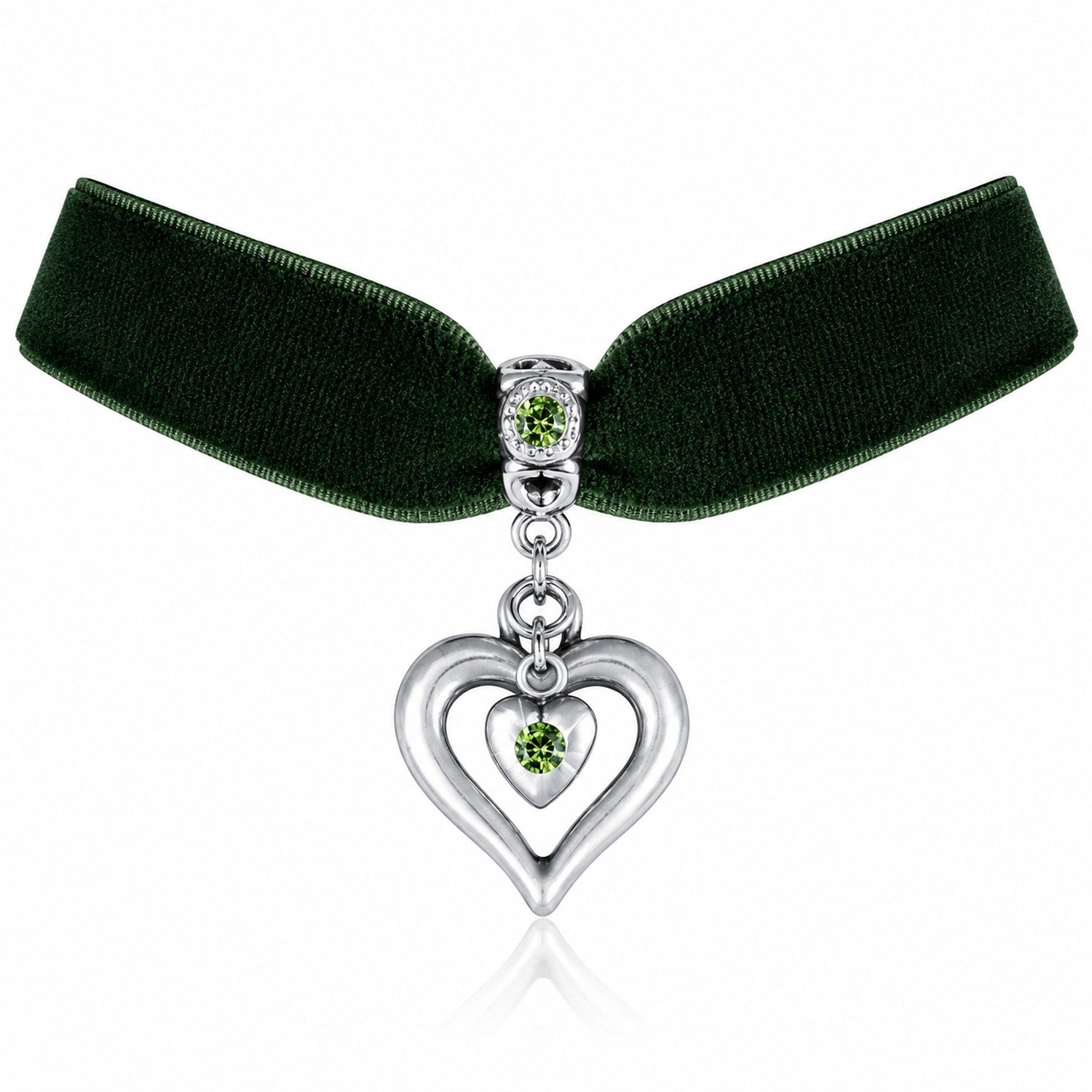 trachtenland-luisia-samt-kropfband-heart-in-heart-halskette image 6