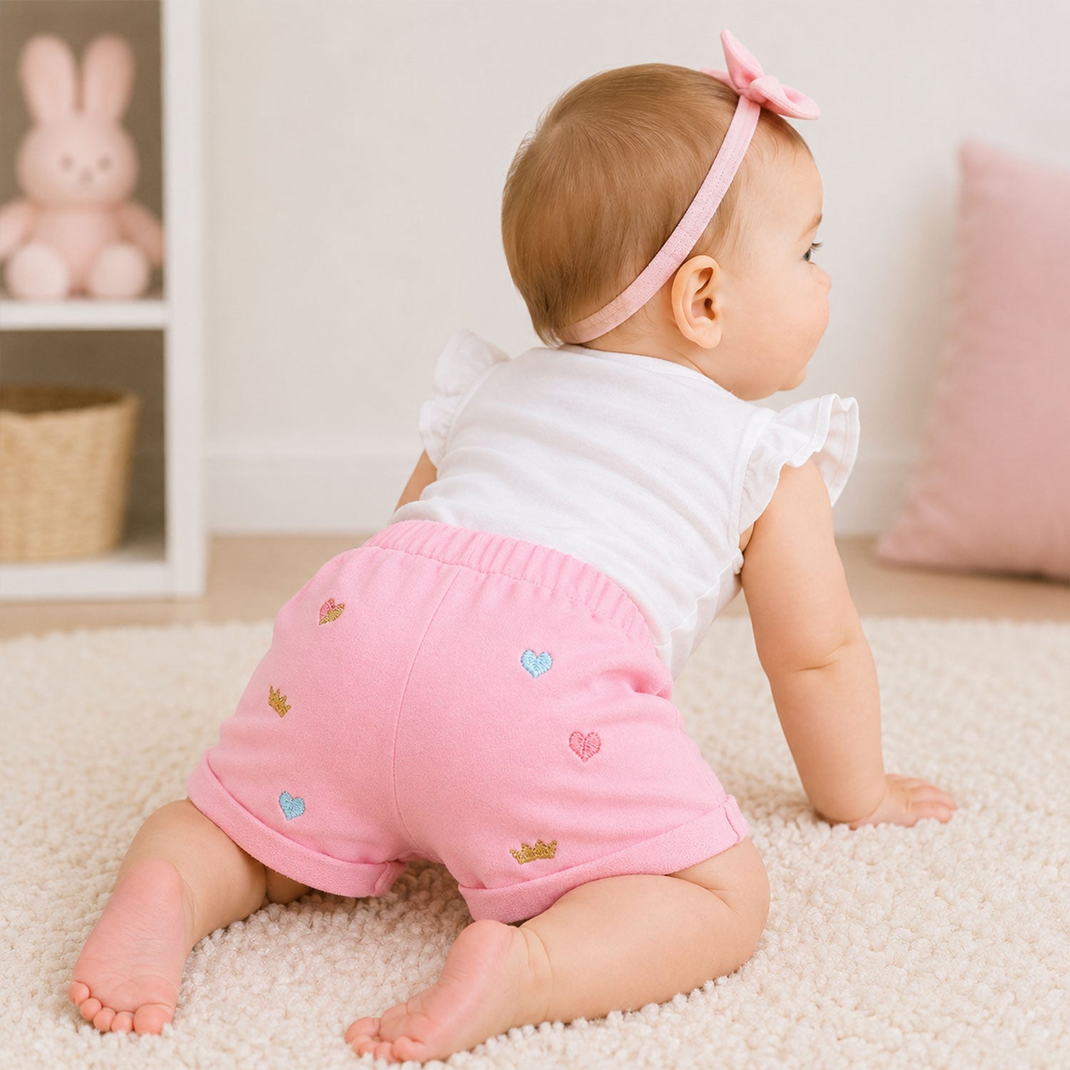 bondi-baby-m-dchen-shorts-princess-86575-rosa-kurze-hose image 4