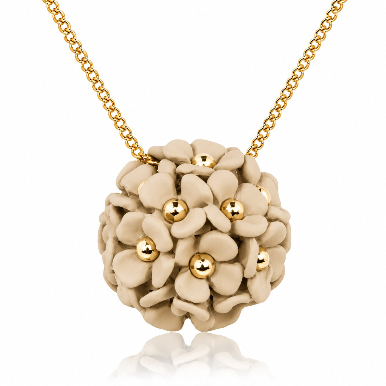 trachtenland-luisia-halskette-mia-mit-bl-ten-kugel-16-karat-vergoldet-sand image 1