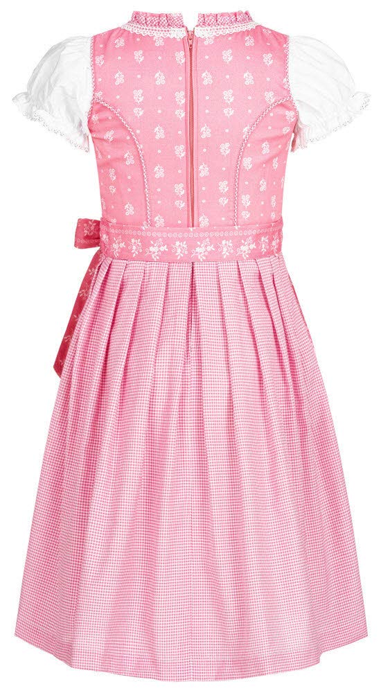 n-bler-kinderdirndl-rosy-3-teilig-rosa-mit-blumenprint image 2