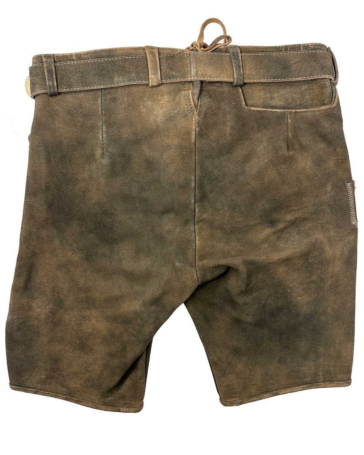 trachtenland-maddox-kurze-lederhose-silbersee-mit-g-rtel-used-erle-echtleder image 2