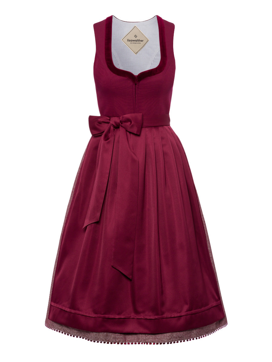 heimatgl-ck-dirndl-giulia-gucci-red-mit-samtblende image 1