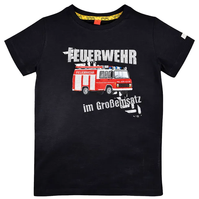 trachtenland-bondi-jungen-t-shirt-feuerwehr-33178-schwarz image 1