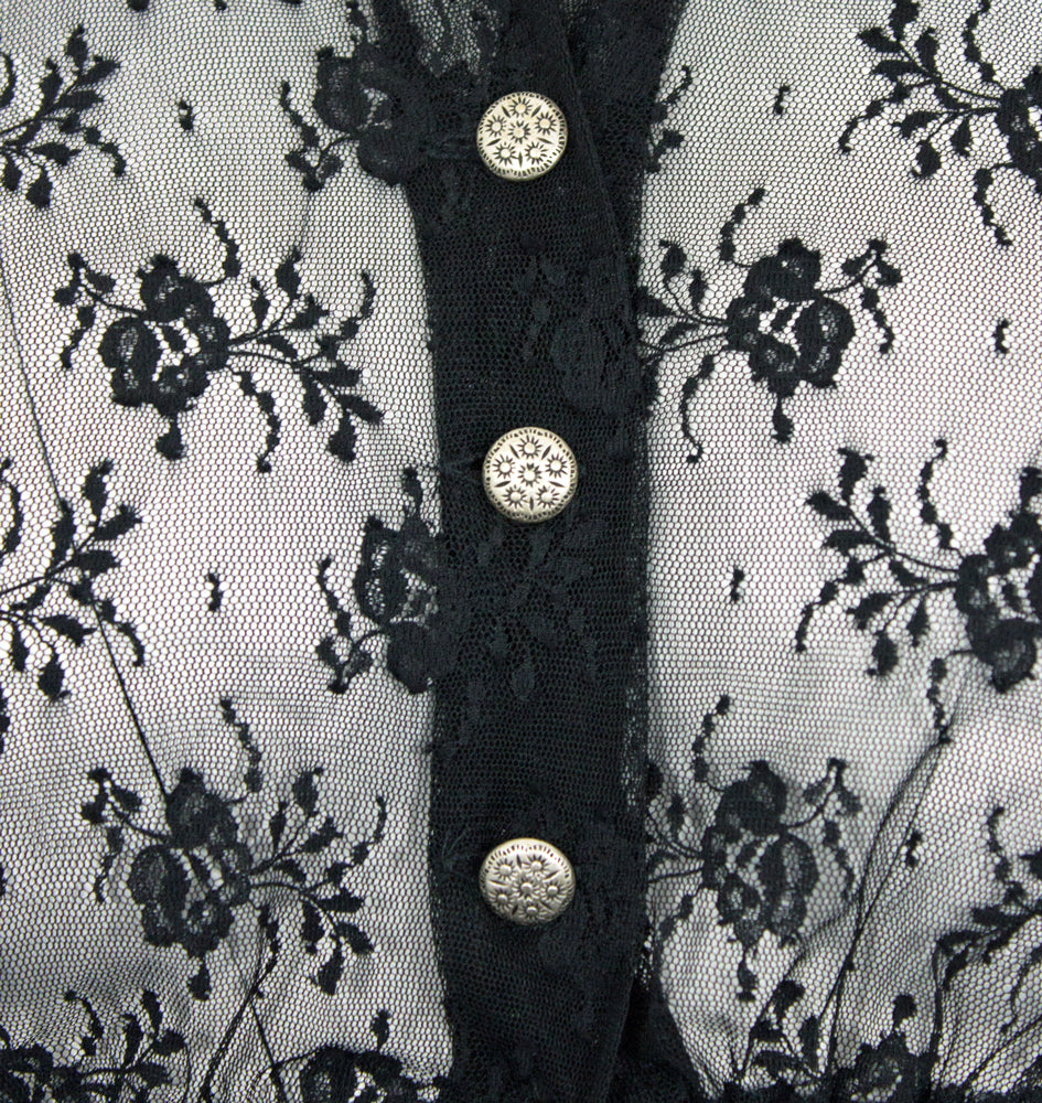 pierre-marcel-transparente-damen-dirndlbluse-hailey-schwarz image 4