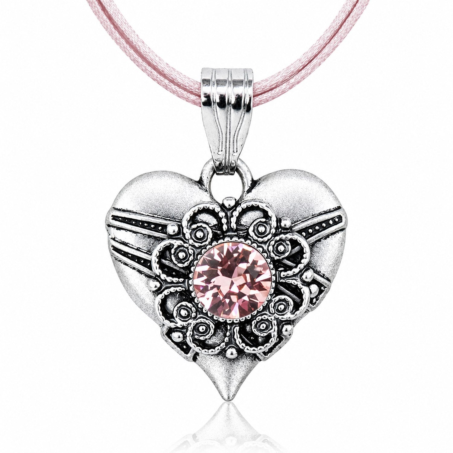 trachtenland-luisia-halskette-paula-herz-mit-swarovski-kristall-rosa image 1