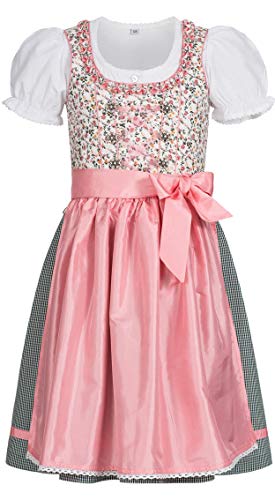 n-bler-nina-m-dchen-dirndl-3-teiliges-set-wei-rosa-mit-bluse-und-sch-rze image 8