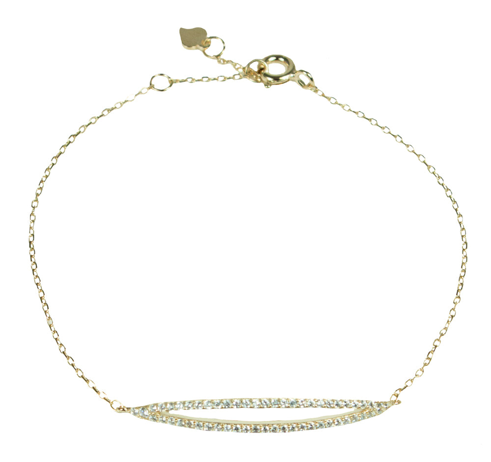 luisia-vergoldetes-damen-armband-mit-strass-aus-925-silber-zirkonia-spange image 1