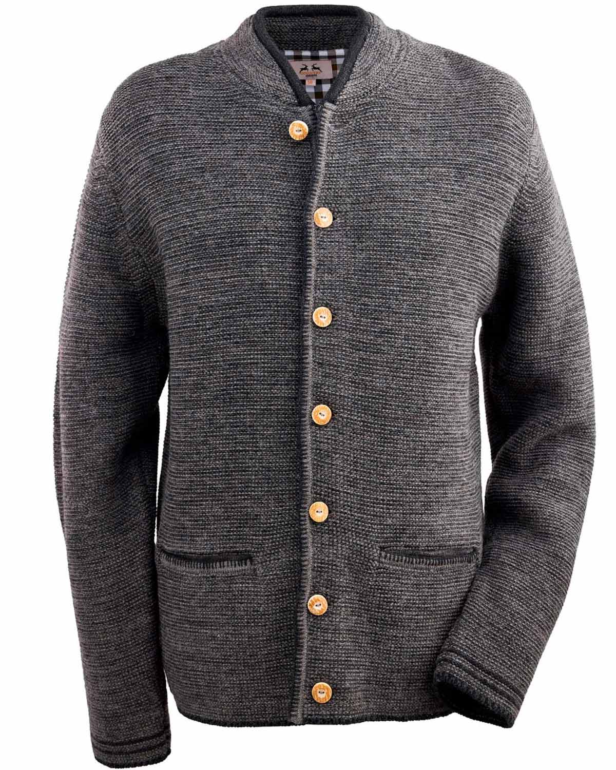 trachtenland-maddox-trachten-strickjacke-altishofen-stehkragen-kiesel-braun image 1