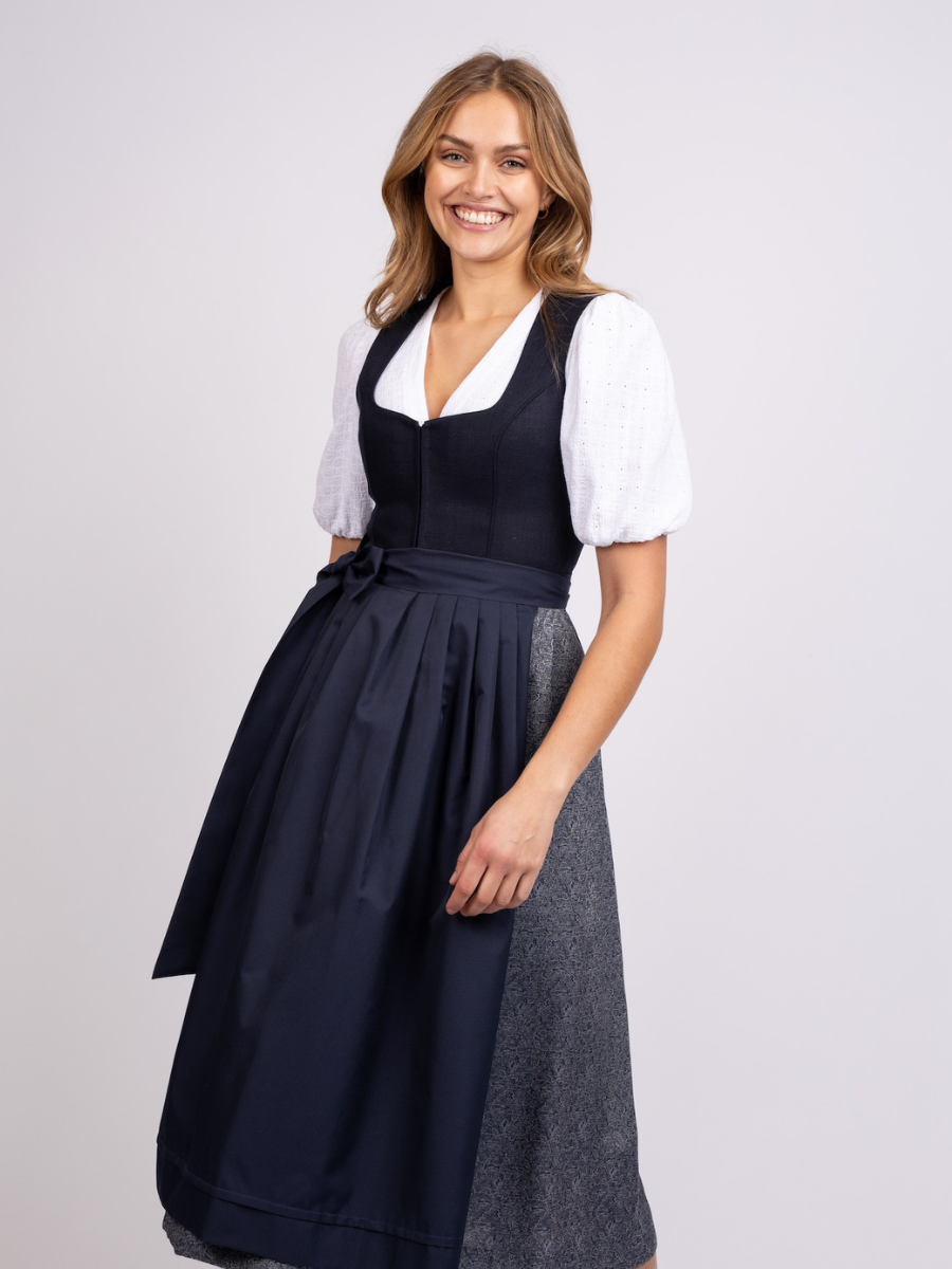 heimatgl-ck-dirndlbluse-rosalie-musselin-kurzarm-v-ausschnitt image 4