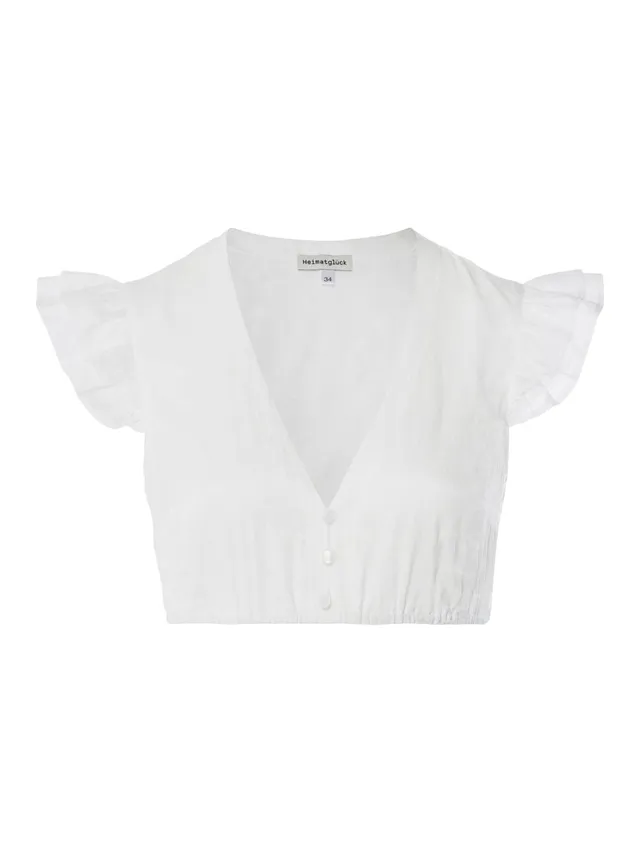 heimatgl-ck-bluse-greta-kurzarm-dirndlbluse-blumenmuster image 1