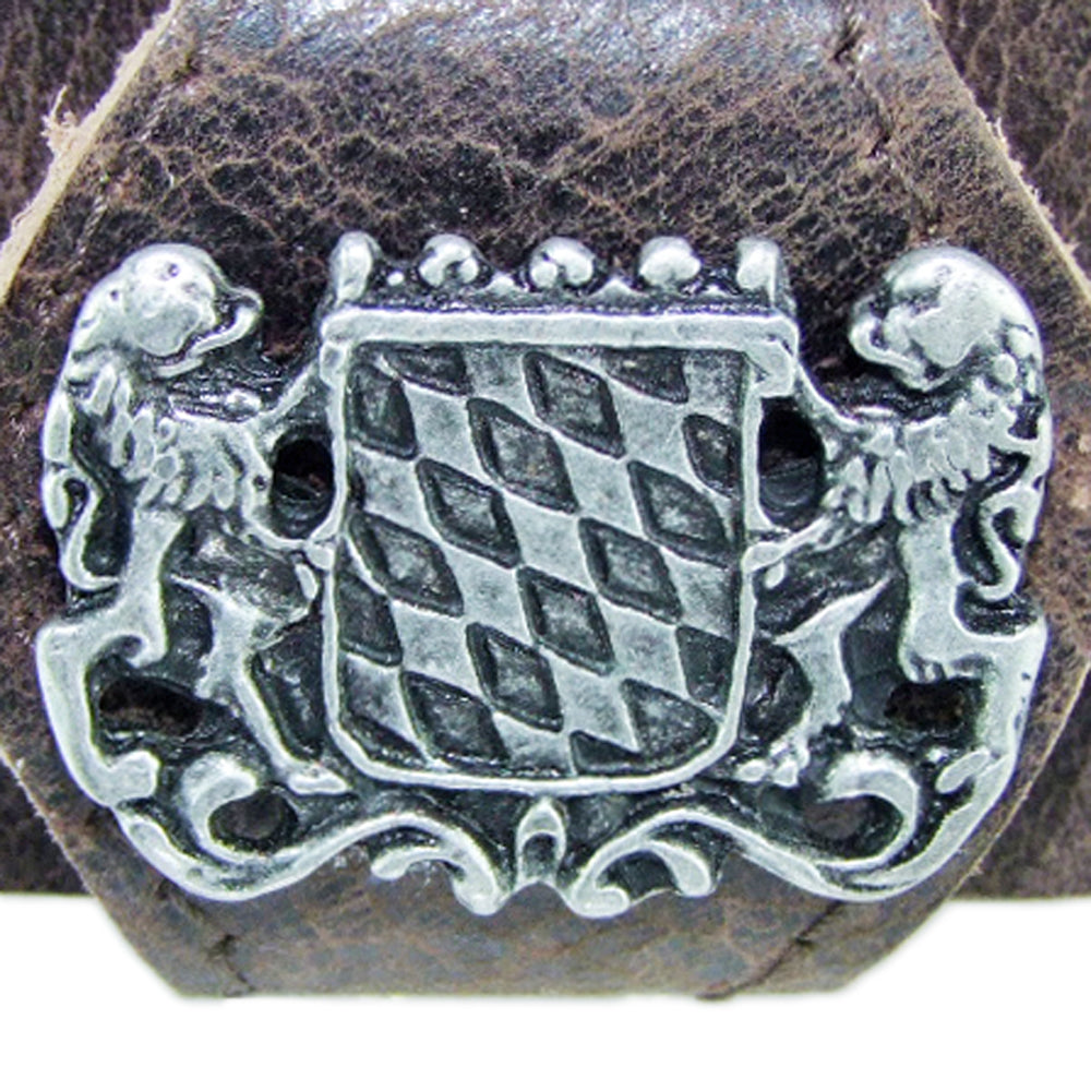trachtenland-trachteng-rtel-mit-dornschnalle-und-bayernwappen-indiabraun image 2