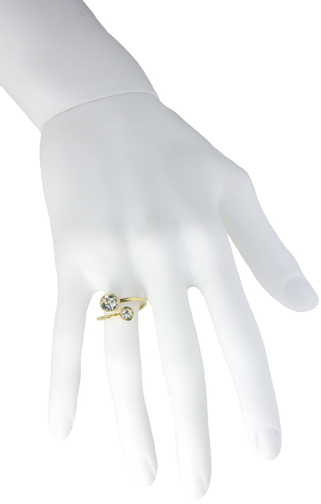 luisia-ring-fjella-mit-zwei-premium-kristallen-silber-crystal image 6