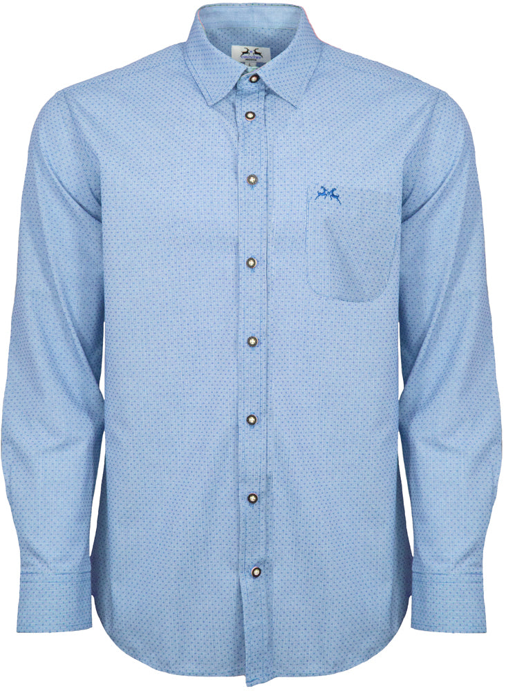 maddox-trachtenhemd-kentkragen-milo-hemd-40-blau image 1