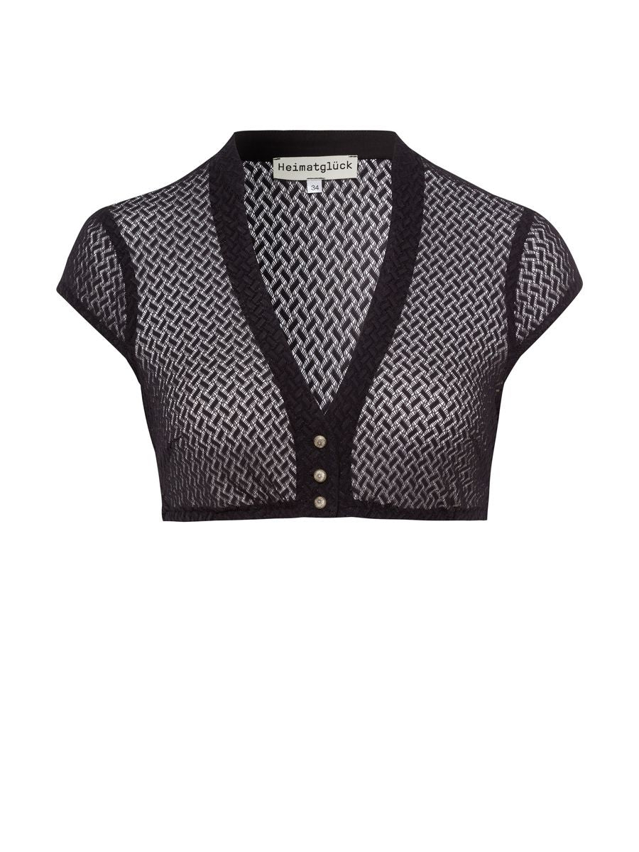 heimatgl-ck-bluse-lisl-kurzarm-schwarz-mit-spitze image 1