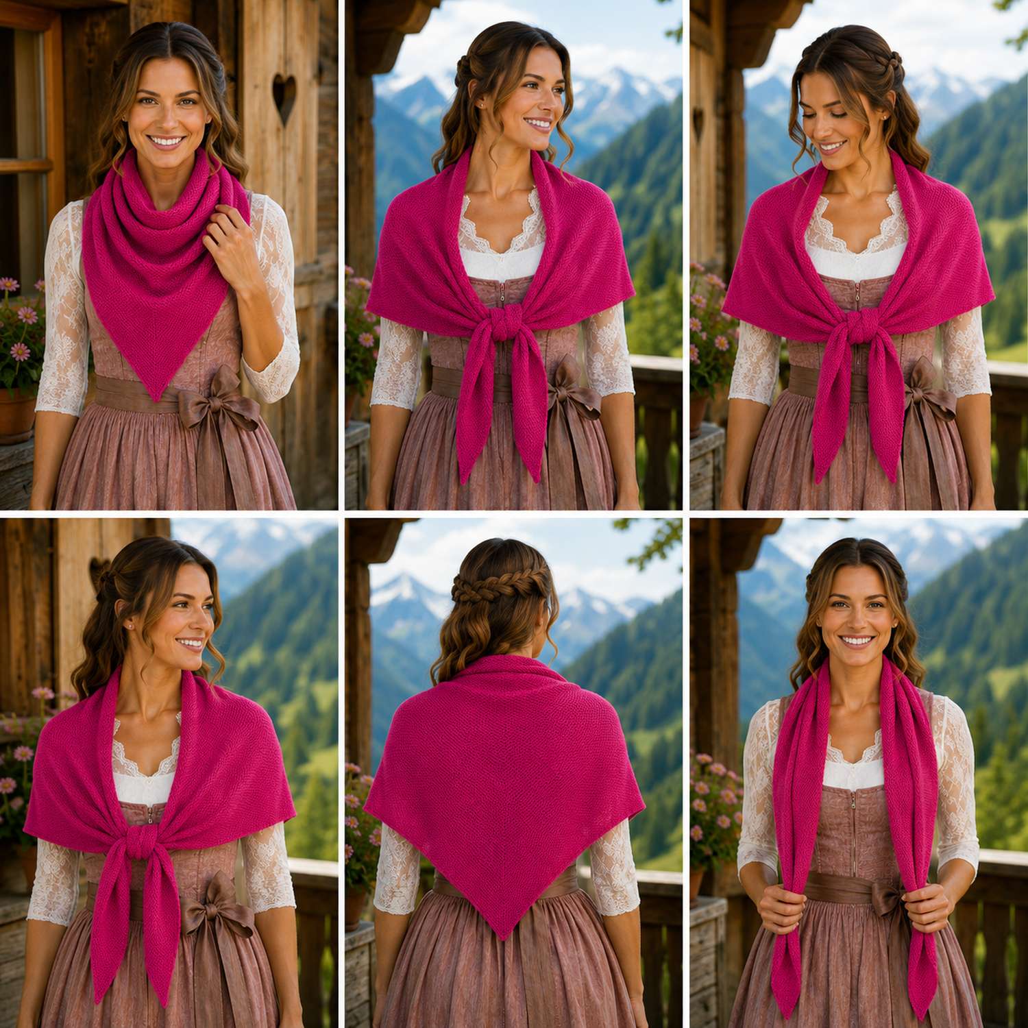 trachtenland-xl-strick-dreieckstuch-schal-200-x-80-cm-pink image 6