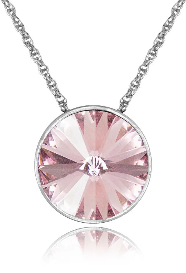 trachtenland-luisia-halskette-sinja-14-mm-silber-light-rose image 1