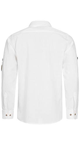 n-bler-trachtenhemd-romus-kurzarm-wei-regular-fit-100-baumwolle image 5