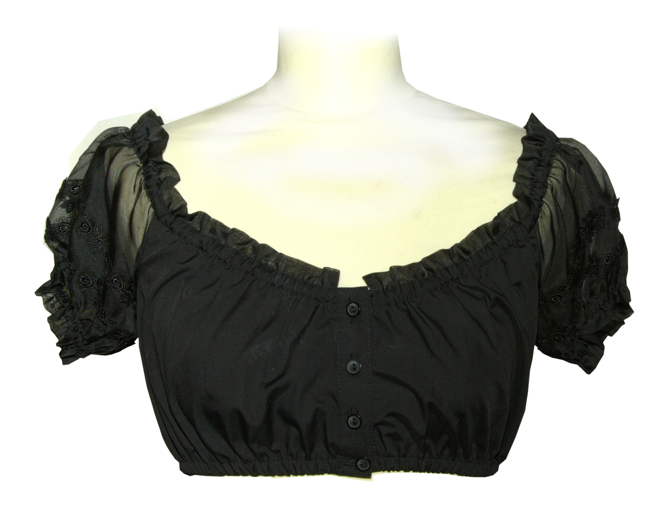 trachten-benkert-dirndlbluse-schwarz-carmen-ausschnitt image 1