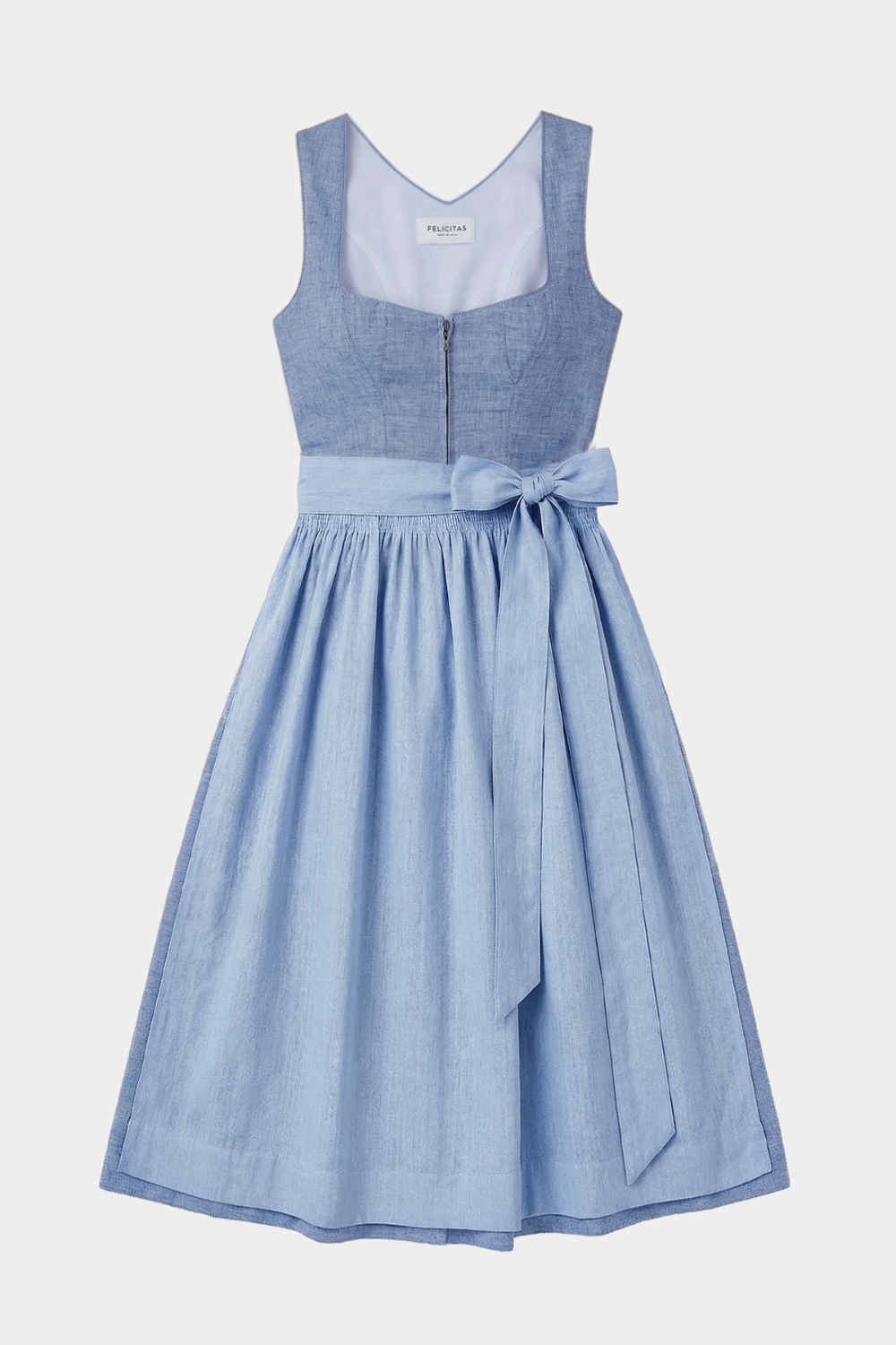 felicitas-damen-dirndl-deliah-rauchblau-leinen-midi image 4